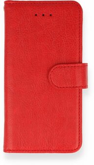 iPhone SE 2022-2020 - HQ Book Case &amp;amp; Glas - Rood