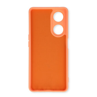 Oppo A58 4G - Back Cover &amp;amp; Glas - Zalm Roze