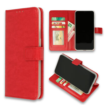 Motorola G9 Plus - Book Case - Rood