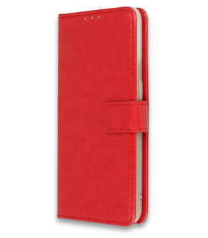Motorola G9 Plus - Book Case - Rood