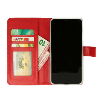 Motorola G9 Plus - Book Case - Rood