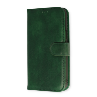 iPhone 13 Pro Groen - 2 in 1 HQ Book Case met Extra Vakken