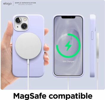 iPhone 13 - Back Cover &amp;amp; 2X Full Glas - Paars