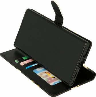 Samsung A22 5G met Buddha Goud Print - Book Case