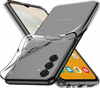 Samsung A04S &amp;amp; M13 - Siliconen Back Cover - Transparant