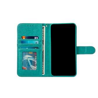 iPhone 16 - Book Case - Turquoise
