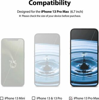 iPhone 13 Pro Max - Back Cover &amp;amp; 2X Full Glas - Zwart