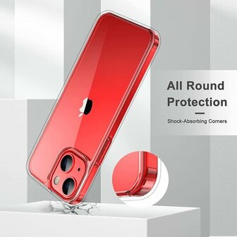 iPhone 13 Mini - Siliconen Back Cover - Transparant