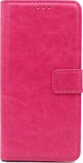 iPhone SE 2022-2020 - Book Case &amp;amp; Glas - Roze