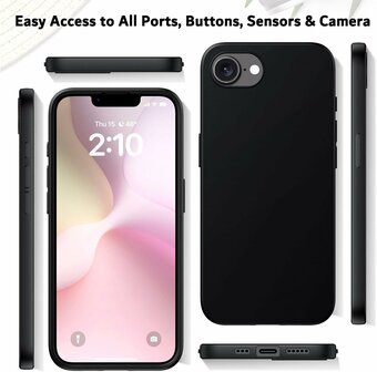 iPhone 16e - Zwart - TPU Back Cover