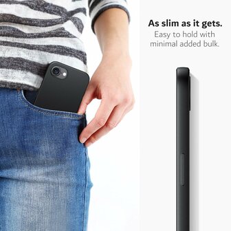 iPhone 16e - Zwart - TPU Back Cover