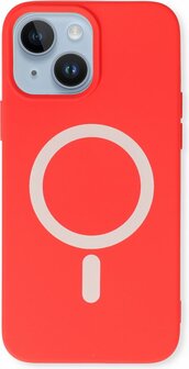 iPhone 14 - Magnetische Back Cover - Rood