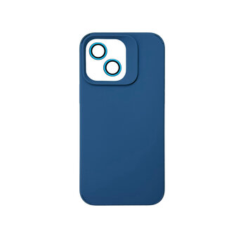 iPhone 15 - Liquid Cam Back Cover - Blauw