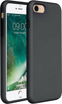 iPhone SE 2022-2020 - Back Cover &amp;amp; 2x Glas - Zwart