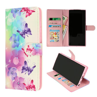Samsung A15 - Bloemen &amp;amp; Vlinders - Book Case