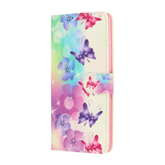 Samsung A15 - Bloemen &amp;amp; Vlinders - Book Case