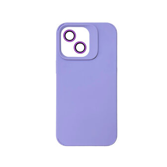 iPhone 15 - Liquid Cam Back Cover - Paars
