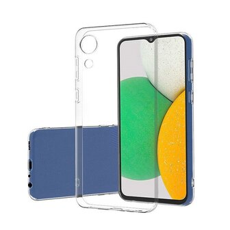 Samsung A03 Core - Siliconen Back Cover - Transparant