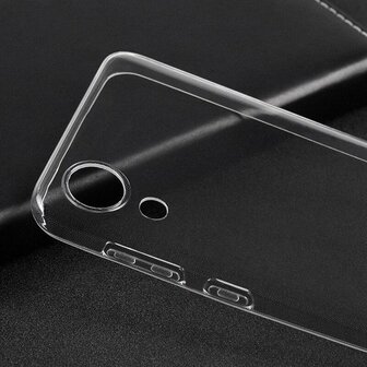 Samsung A03 Core - Siliconen Back Cover - Transparant