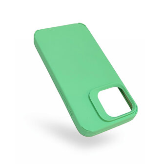 iPhone 15 - Liquid Cam Back Cover - Licht Groen