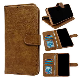 Samsung A26 - Bruin - Luxe Book Case