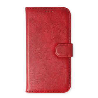 iPhone 13 Pro Max Rood - 2 in 1 HQ Book Case met Extra Vakken