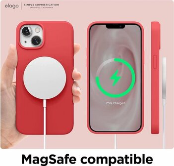 iPhone 13 - Back Cover &amp;amp; Full Glas - Rood