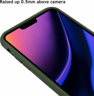 iPhone 11 - Siliconen Back Cover - Groen