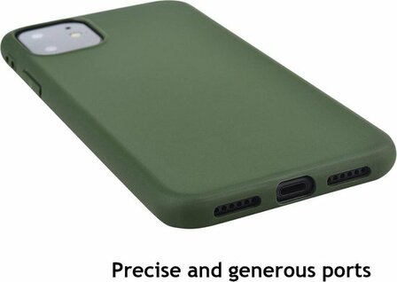 iPhone 11 - Siliconen Back Cover - Groen