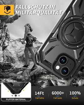 iPhone 15 - Zwart - Kickstand - Geschikt voor MagSafe