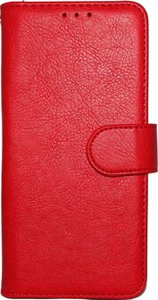 iPhone SE 2022-2020 - HQ Book Case &amp;amp; Glas - Rood