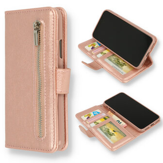 Samsung A16 - Rosegoud - HQ Book Case met Rits