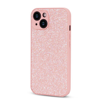 iPhone 13 - Diamant Glitter - Roze