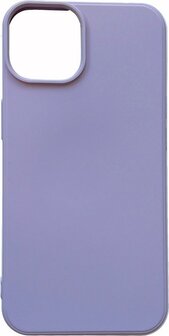 iPhone 14 - Microfiber Back Cover - Paars