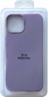 iPhone 14 - Microfiber Back Cover - Paars