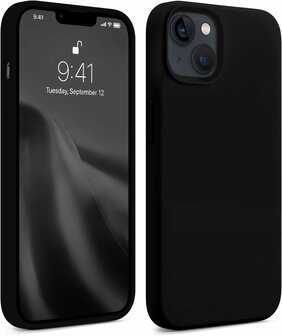 iPhone 15 Plus - Siliconen Back Cover - Zwart
