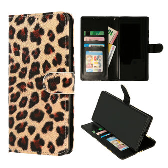 Samsung A54 met Luipaard Print - Book Case