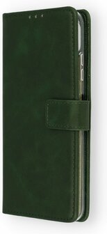 iPhone 11 - Book Case &amp;amp; Glas - Groen
