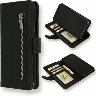 iPhone 13 Mini Zwart - HQ Rits Book