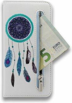 Samsung J6 Plus - Book Case met Rits - Dreamcatcher