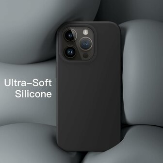 iPhone 15 Pro - Back Cover &amp;amp; 2x Glas - Zwart