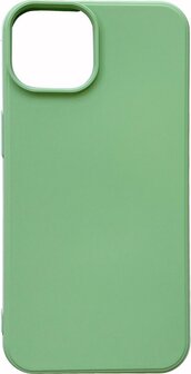 iPhone 14 - Microfiber Back Cover - Groen