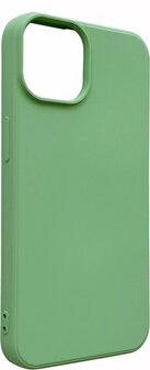 iPhone 14 - Microfiber Back Cover - Groen