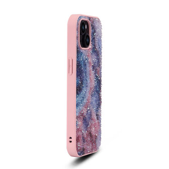 iPhone 15 - Diamant Marmer Glitter - Nova