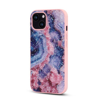 iPhone 15 - Diamant Marmer Glitter - Nova