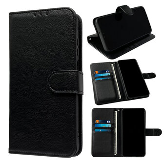 Samsung A06 - Book Case - Zwart