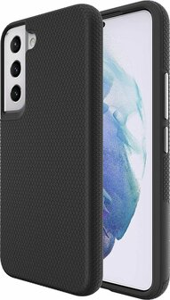 Samsung S22 Zwart - Anti Slip Matte Armor