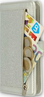 iPhone 11 Zilver - Rits Book Case