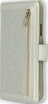 iPhone 11 Zilver - Rits Book Case