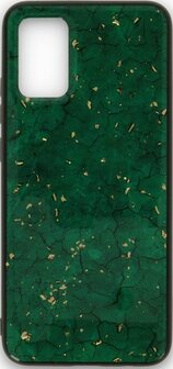 Samsung A72 - Marmer Back Cover - Groen